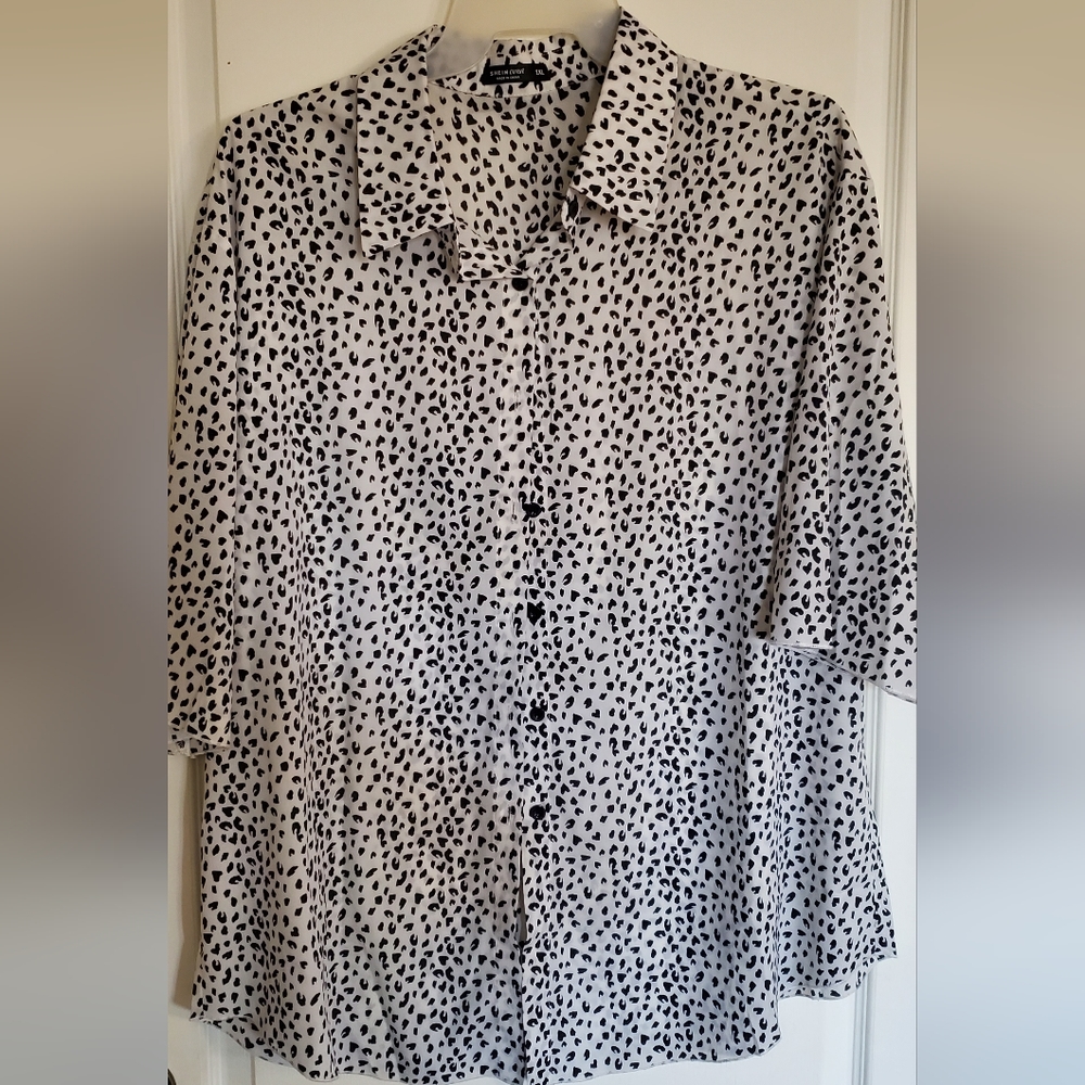 Black and white shirt